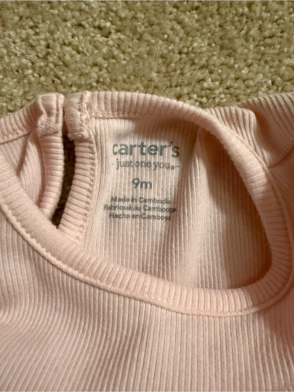 Carter's Lavender Floral Ruffle-Strap Overalls